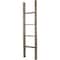 Ekena Millwork 15"W x 60"H x 3 1/2"D Vintage Farmhouse 4 Rung Ladder, Barnwood Decor Collection, Reclaimed Grey DECR015X060X04LDRGY - alternate 2